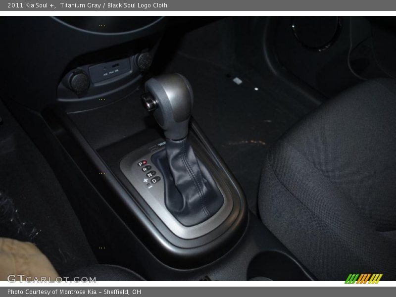 Titanium Gray / Black Soul Logo Cloth 2011 Kia Soul +