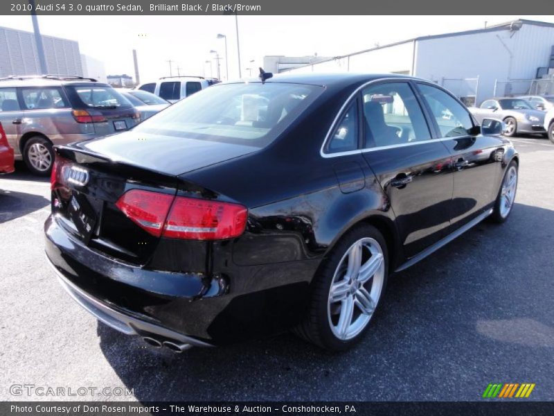 Brilliant Black / Black/Brown 2010 Audi S4 3.0 quattro Sedan