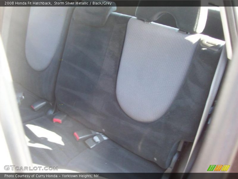 Storm Silver Metallic / Black/Grey 2008 Honda Fit Hatchback