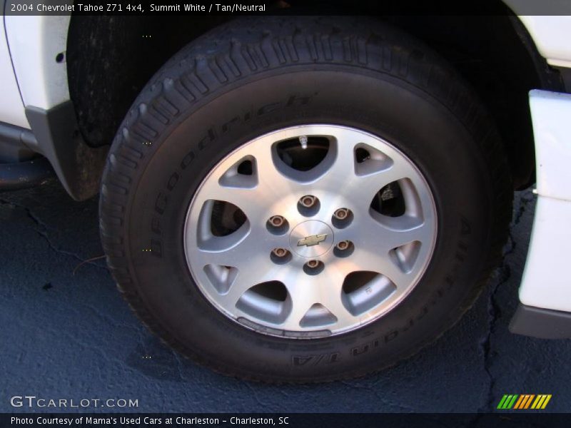 Summit White / Tan/Neutral 2004 Chevrolet Tahoe Z71 4x4