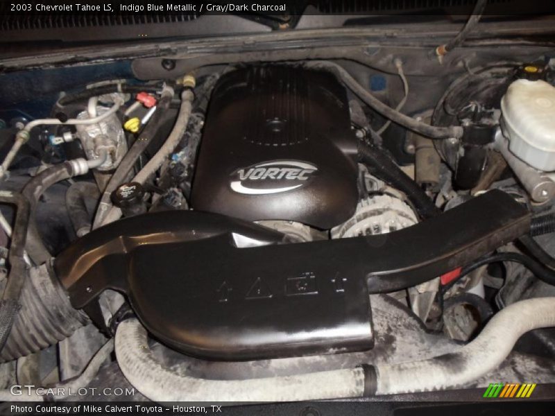 Indigo Blue Metallic / Gray/Dark Charcoal 2003 Chevrolet Tahoe LS