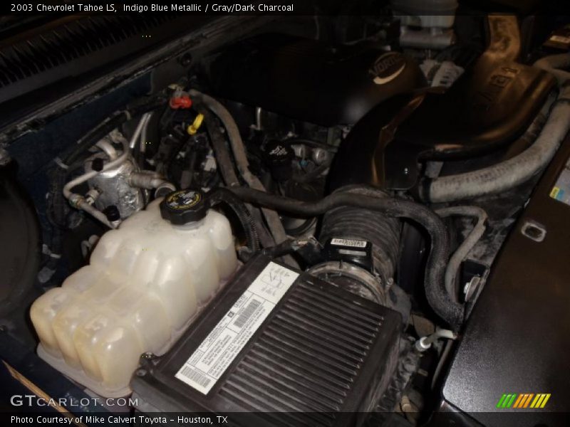 Indigo Blue Metallic / Gray/Dark Charcoal 2003 Chevrolet Tahoe LS