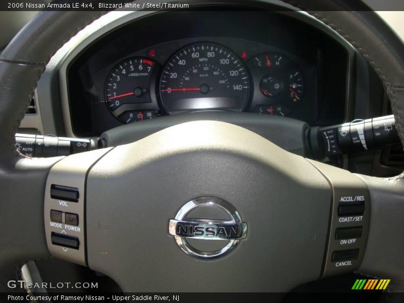 Blizzard White / Steel/Titanium 2006 Nissan Armada LE 4x4