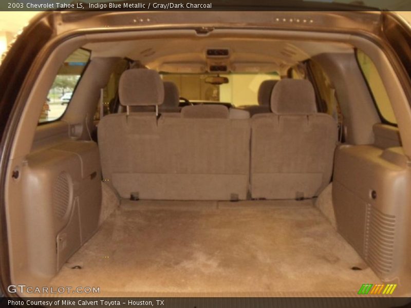 Indigo Blue Metallic / Gray/Dark Charcoal 2003 Chevrolet Tahoe LS