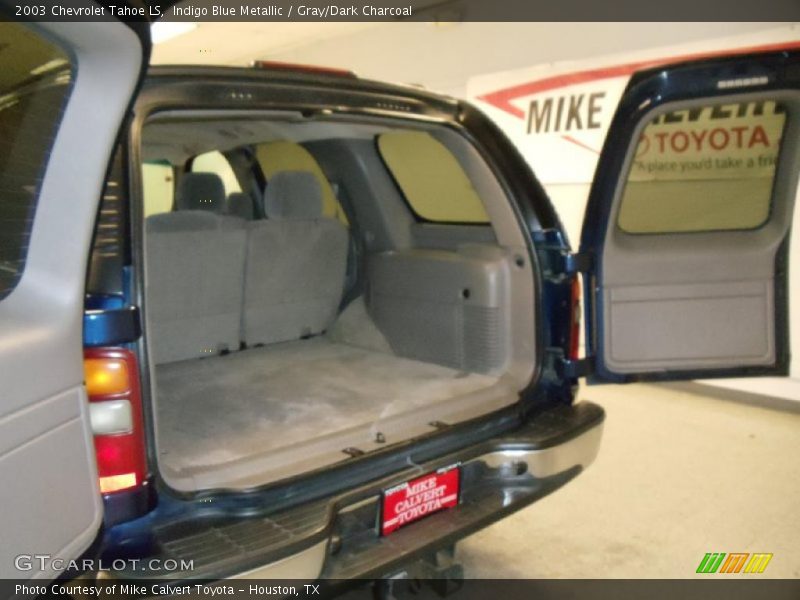 Indigo Blue Metallic / Gray/Dark Charcoal 2003 Chevrolet Tahoe LS