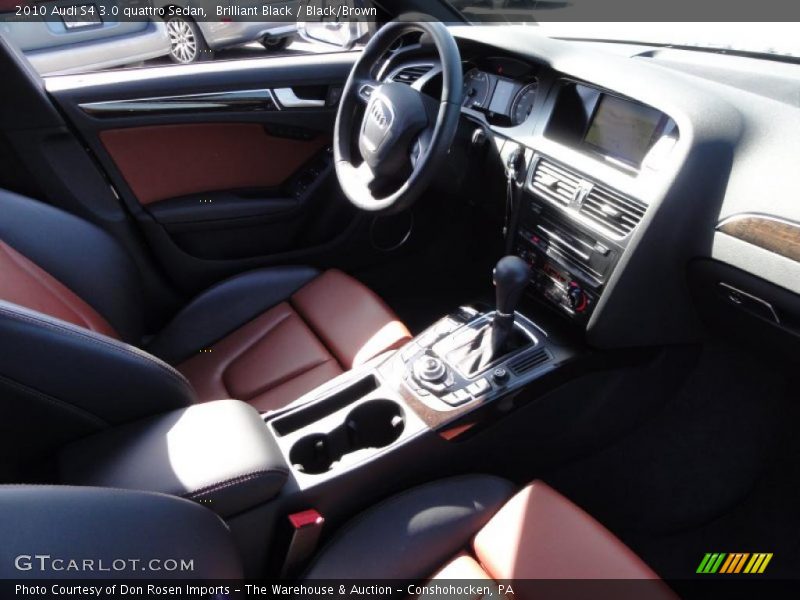 Brilliant Black / Black/Brown 2010 Audi S4 3.0 quattro Sedan