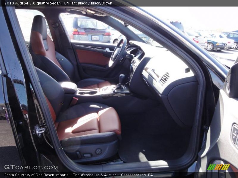 Brilliant Black / Black/Brown 2010 Audi S4 3.0 quattro Sedan