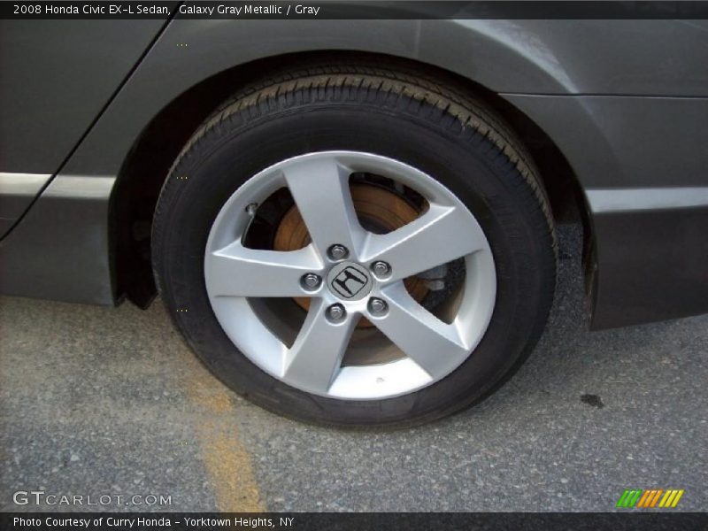 Galaxy Gray Metallic / Gray 2008 Honda Civic EX-L Sedan