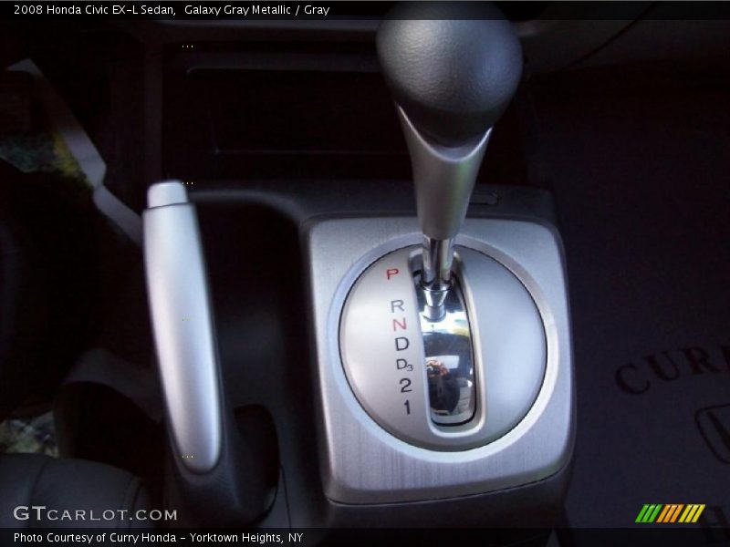 Galaxy Gray Metallic / Gray 2008 Honda Civic EX-L Sedan