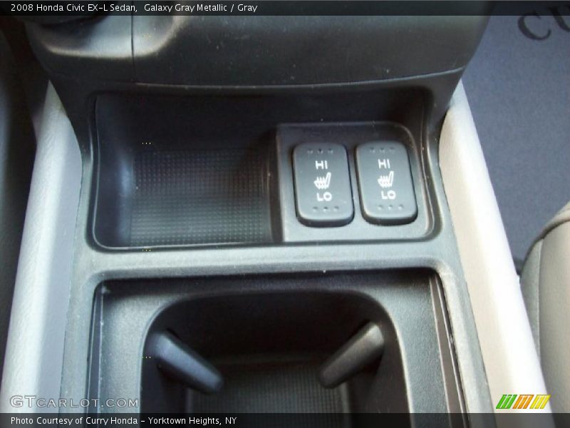 Galaxy Gray Metallic / Gray 2008 Honda Civic EX-L Sedan