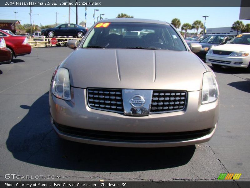 Spirited Bronze / Black 2004 Nissan Maxima 3.5 SE