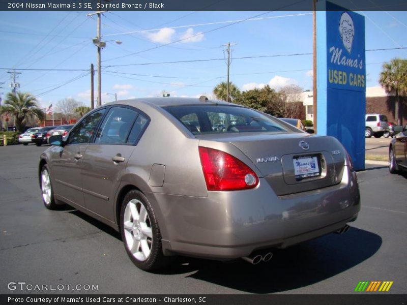 Spirited Bronze / Black 2004 Nissan Maxima 3.5 SE