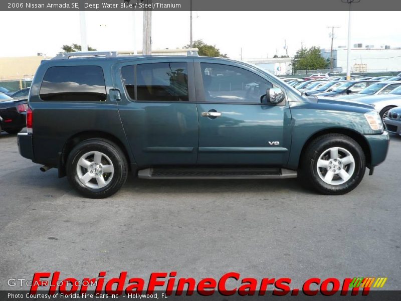 Deep Water Blue / Steel/Titanium 2006 Nissan Armada SE