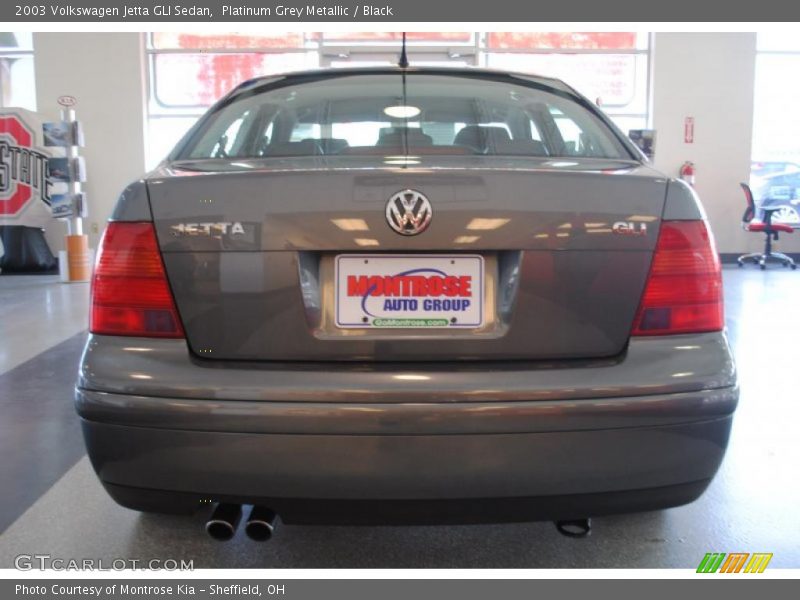 Platinum Grey Metallic / Black 2003 Volkswagen Jetta GLI Sedan
