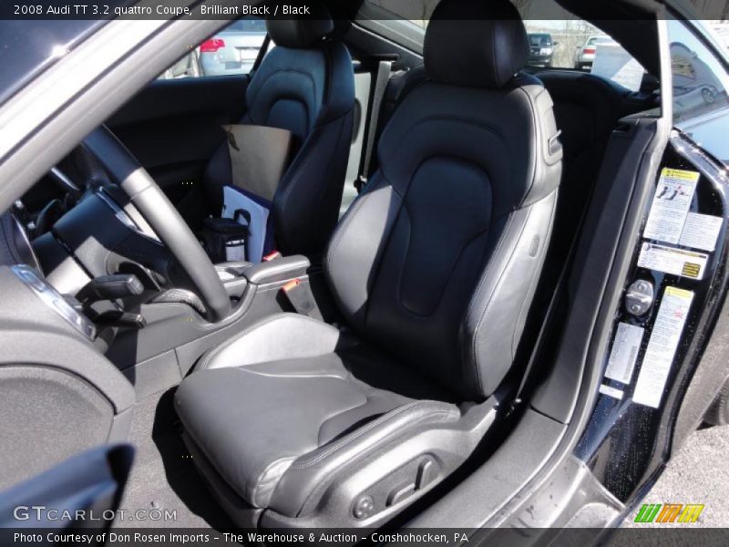  2008 TT 3.2 quattro Coupe Black Interior