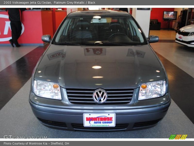 Platinum Grey Metallic / Black 2003 Volkswagen Jetta GLI Sedan