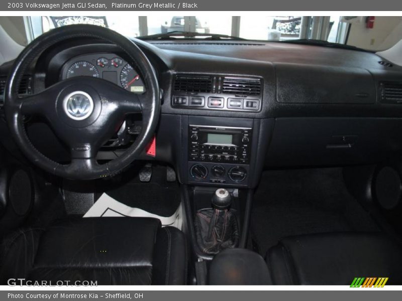 Platinum Grey Metallic / Black 2003 Volkswagen Jetta GLI Sedan