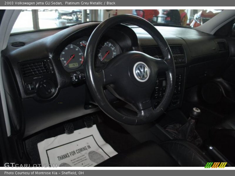 Platinum Grey Metallic / Black 2003 Volkswagen Jetta GLI Sedan