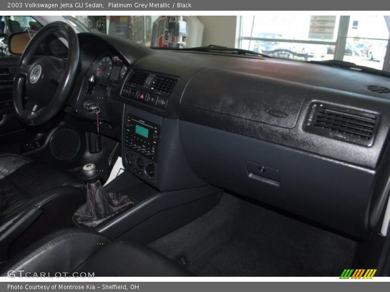 Platinum Grey Metallic / Black 2003 Volkswagen Jetta GLI Sedan