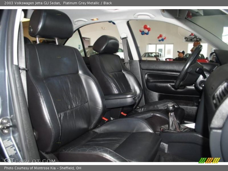 Platinum Grey Metallic / Black 2003 Volkswagen Jetta GLI Sedan