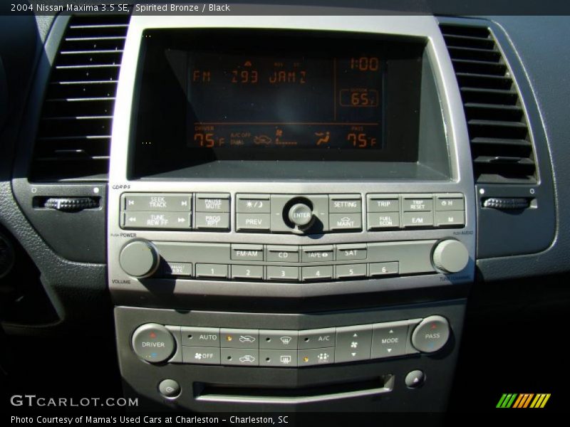Spirited Bronze / Black 2004 Nissan Maxima 3.5 SE