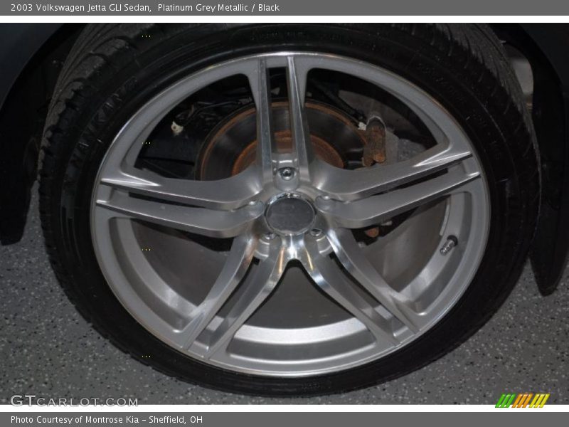 Platinum Grey Metallic / Black 2003 Volkswagen Jetta GLI Sedan