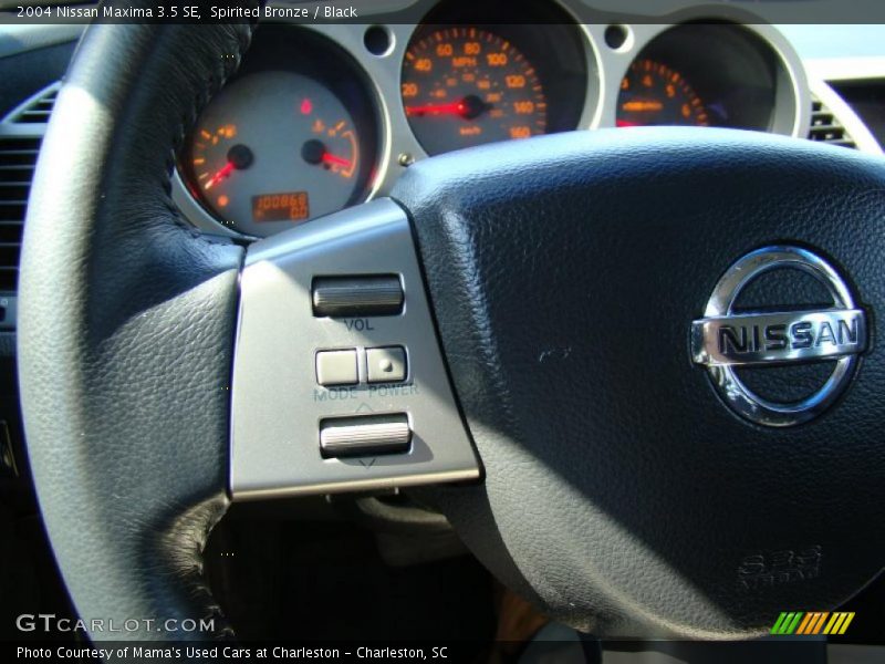 Spirited Bronze / Black 2004 Nissan Maxima 3.5 SE