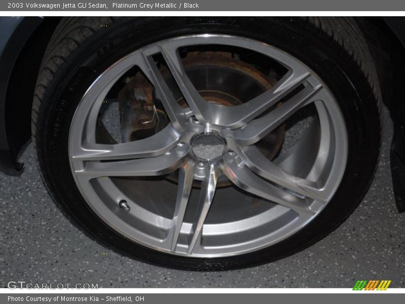 Platinum Grey Metallic / Black 2003 Volkswagen Jetta GLI Sedan