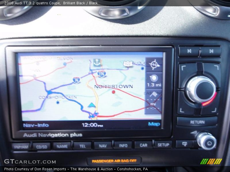 Navigation of 2008 TT 3.2 quattro Coupe