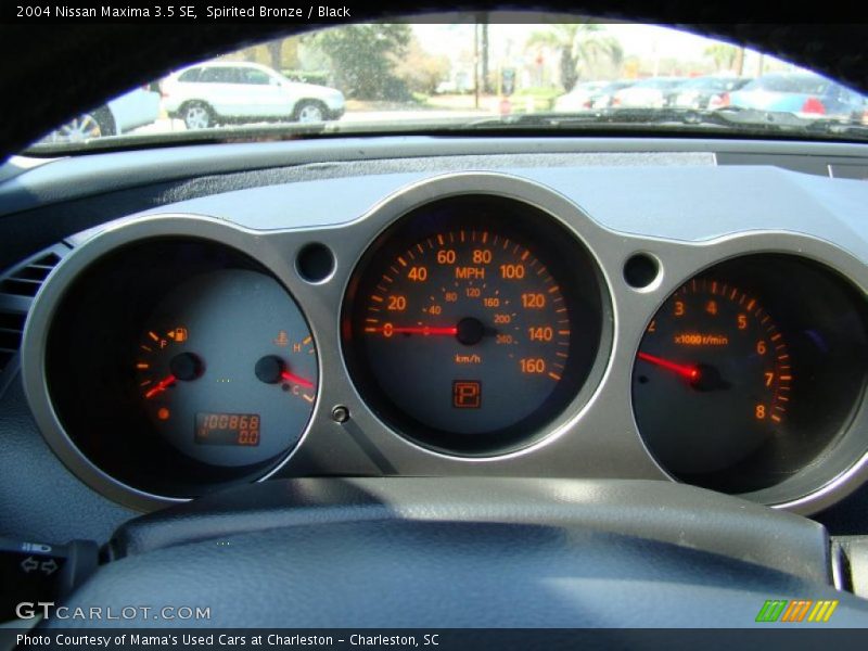 Spirited Bronze / Black 2004 Nissan Maxima 3.5 SE