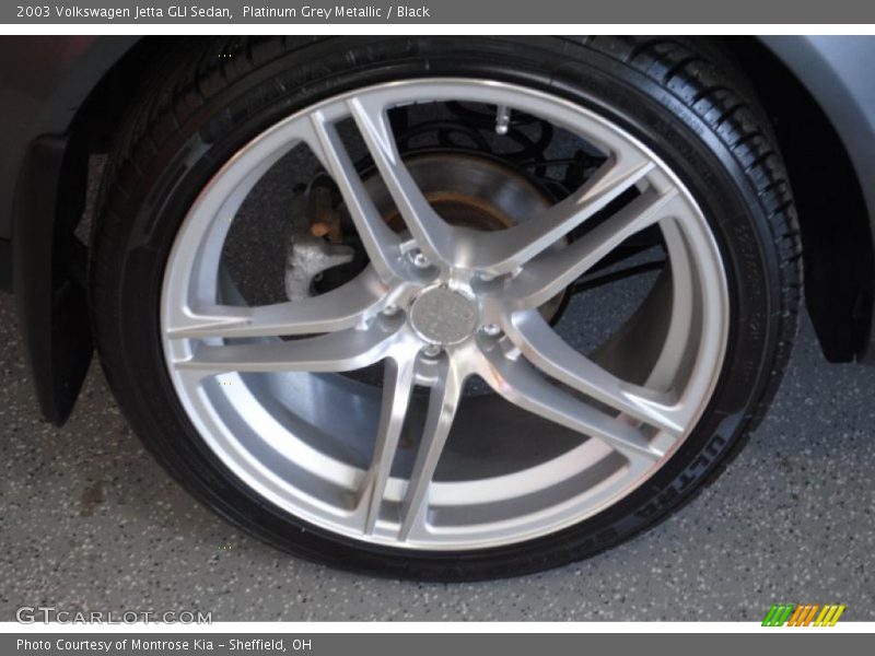 Platinum Grey Metallic / Black 2003 Volkswagen Jetta GLI Sedan