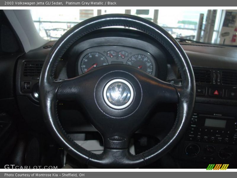 Platinum Grey Metallic / Black 2003 Volkswagen Jetta GLI Sedan