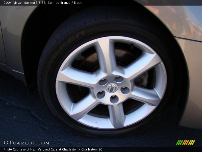 Spirited Bronze / Black 2004 Nissan Maxima 3.5 SE