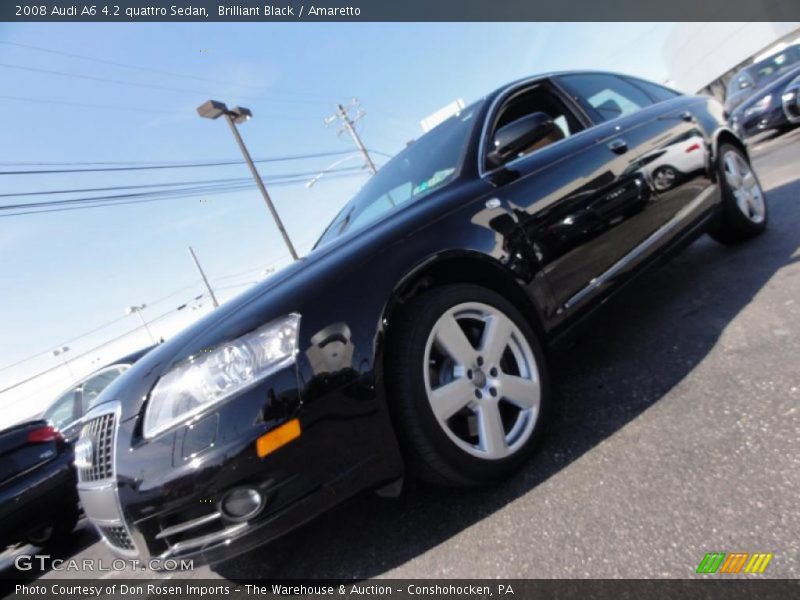 Brilliant Black / Amaretto 2008 Audi A6 4.2 quattro Sedan