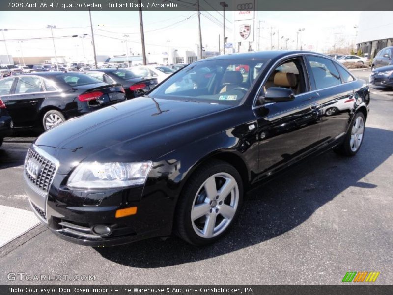 Brilliant Black / Amaretto 2008 Audi A6 4.2 quattro Sedan