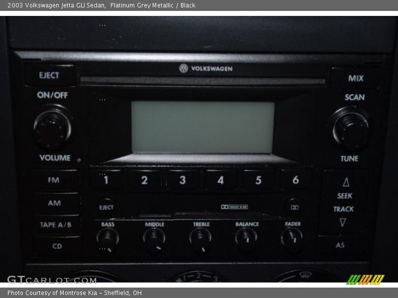 Platinum Grey Metallic / Black 2003 Volkswagen Jetta GLI Sedan