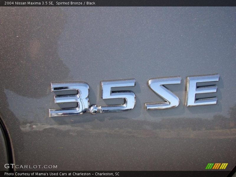 Spirited Bronze / Black 2004 Nissan Maxima 3.5 SE