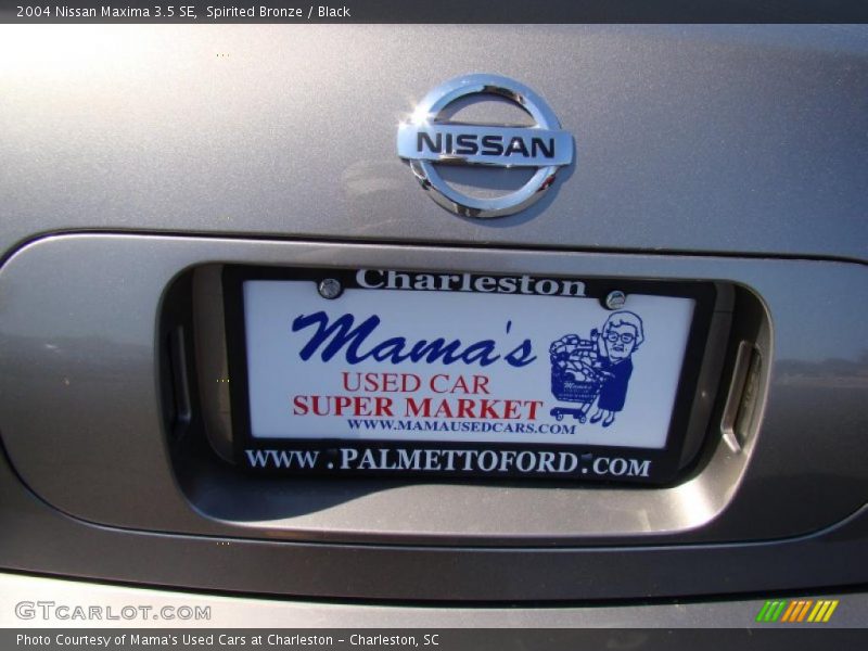 Spirited Bronze / Black 2004 Nissan Maxima 3.5 SE