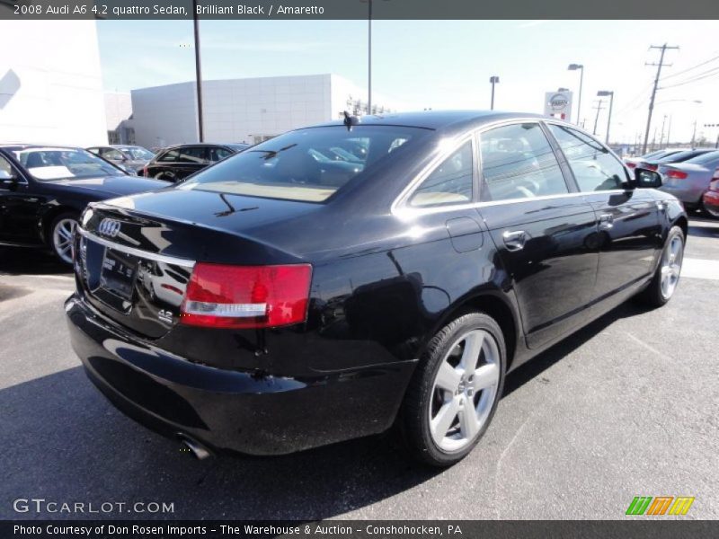 Brilliant Black / Amaretto 2008 Audi A6 4.2 quattro Sedan