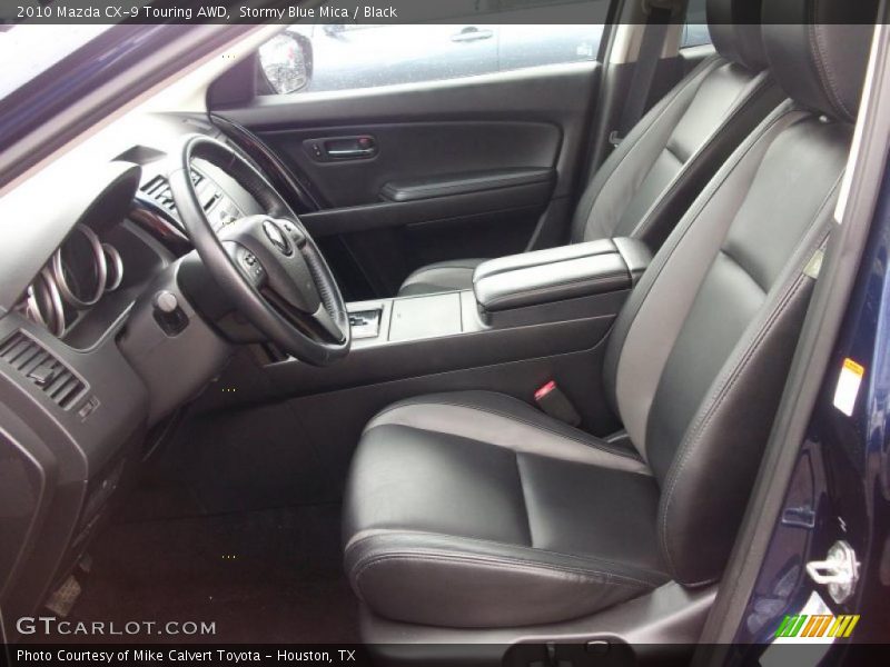 Stormy Blue Mica / Black 2010 Mazda CX-9 Touring AWD