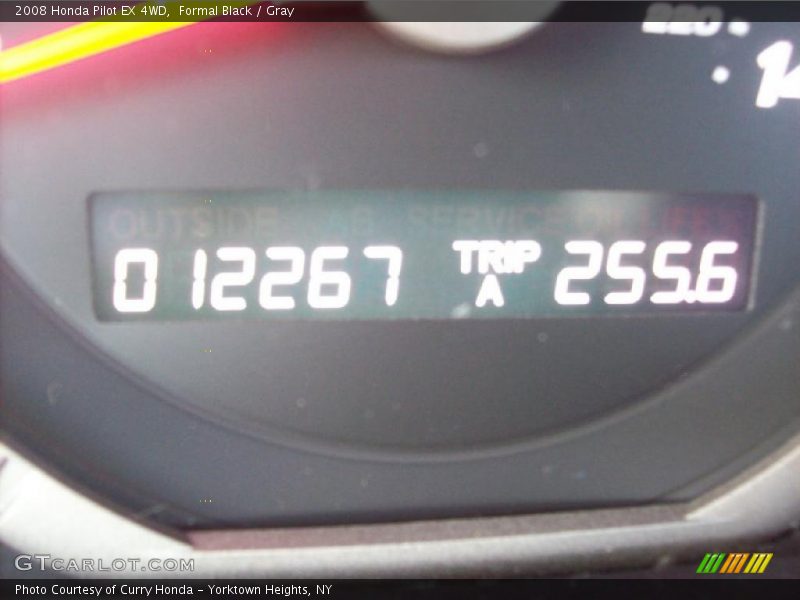 Formal Black / Gray 2008 Honda Pilot EX 4WD