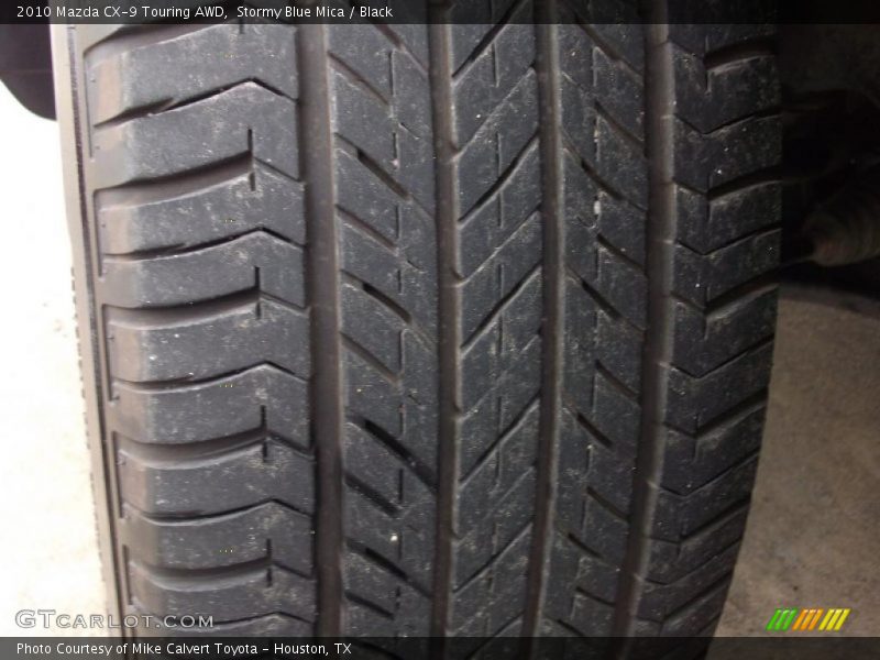 Stormy Blue Mica / Black 2010 Mazda CX-9 Touring AWD