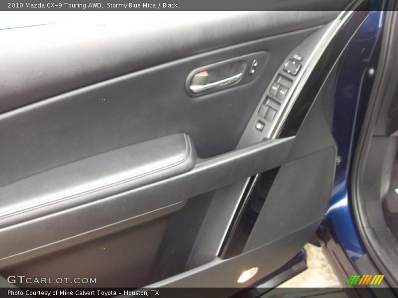 Stormy Blue Mica / Black 2010 Mazda CX-9 Touring AWD