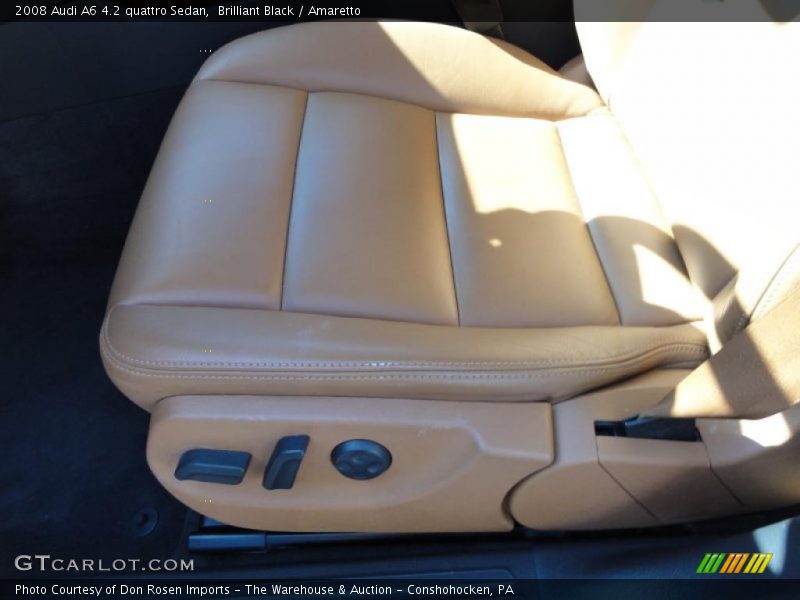 Brilliant Black / Amaretto 2008 Audi A6 4.2 quattro Sedan