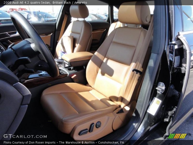 Brilliant Black / Amaretto 2008 Audi A6 4.2 quattro Sedan