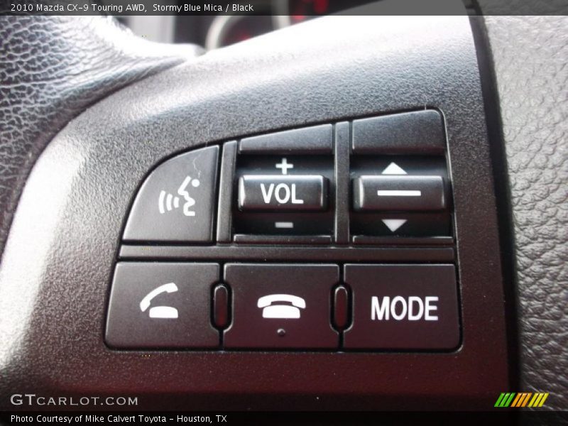 Stormy Blue Mica / Black 2010 Mazda CX-9 Touring AWD