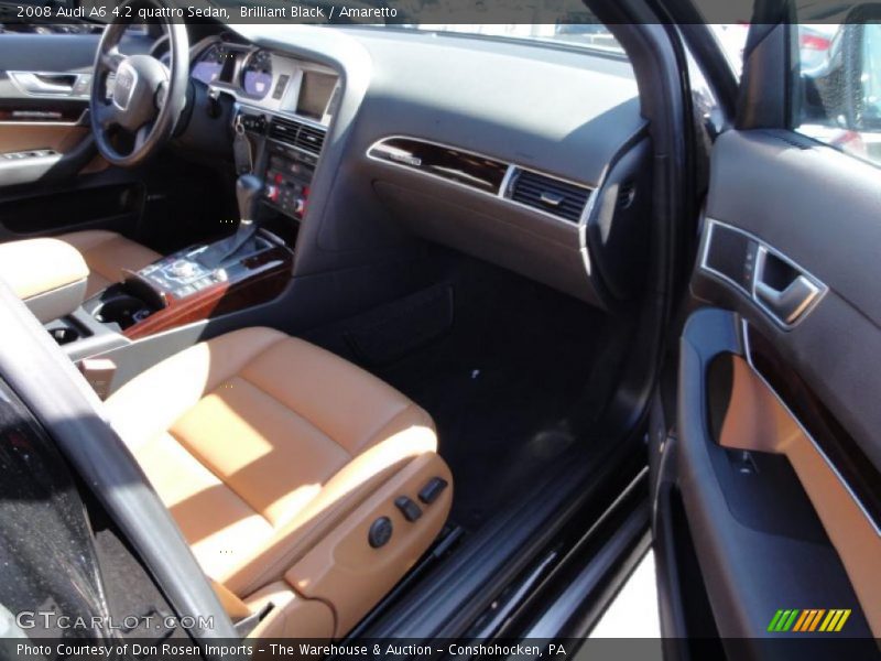 Brilliant Black / Amaretto 2008 Audi A6 4.2 quattro Sedan