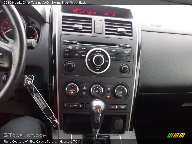 Stormy Blue Mica / Black 2010 Mazda CX-9 Touring AWD