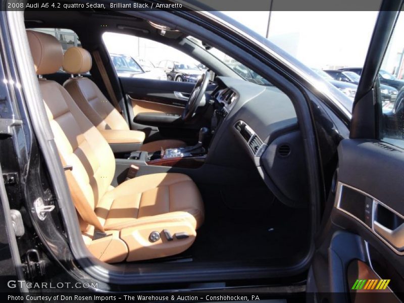 Brilliant Black / Amaretto 2008 Audi A6 4.2 quattro Sedan