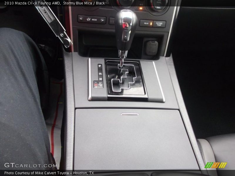 Stormy Blue Mica / Black 2010 Mazda CX-9 Touring AWD
